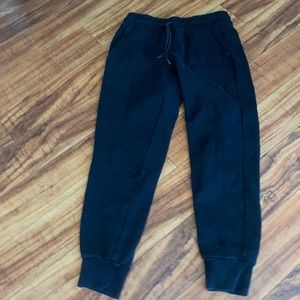 Black puma sweatpants